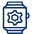 Smartwatch Setting Icon from Cyber Line Set