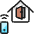 Smart House Door Open Icon from Ultimate Colors Set | Free Download as SVG Vector and Transparent PNG | Streamline icons