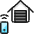 Smart House Garage 1 Icon from Ultimate Colors Set