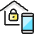 Smart House Phone Lock 1 Icon from Ultimate Colors Set | Free Download as SVG Vector and Transparent PNG | Streamline icons