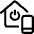 Smart House Phone Power Icon from Ultimate Regular Set