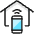 Smart House Phone Remote Icon from Ultimate Colors Set