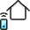 Smart House Remote Icon from Ultimate Colors Set