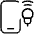 Smart Light Smartphone Icon from Ultimate Light Set