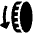 Digital Crown Arrow Counterclockwise Icon from Ultimate Bold Set