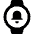 Smart Watch Circle Bell Alternate Icon from Ultimate Bold Set