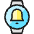 Smart Watch Circle Bell Icon from Ultimate Colors Set