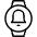 Smart Watch Circle Bell Icon from Ultimate Light Set