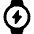 Smart Watch Circle Flash Alternate Icon from Ultimate Bold Set