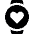 Smart Watch Circle Heart Icon from Ultimate Bold Set