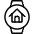 Smart Watch Circle Home Icon from Ultimate Light Set