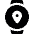 Smart Watch Circle Location Icon from Ultimate Bold Set