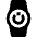 Smart Watch Circle Power Button Icon from Nova Solid Set