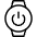 Smart Watch Circle Power Icon from Ultimate Light Set