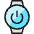 Smart Watch Circle Power Icon from Ultimate Colors Set