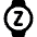 Smart Watch Circle Sleep Alternate Icon from Ultimate Bold Set