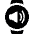 Smart Watch Circle Sound Icon from Ultimate Bold Set