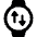 Smart Watch Circle Target Alternate Icon from Ultimate Bold Set