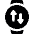 Smart Watch Circle Target Icon from Ultimate Bold Set