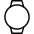 Smart Watch Circle Icon from Ultimate Light Set