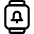 Smart Watch Square Bell Icon from Ultimate Regular Set