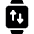 Smart Watch Square Data Icon from Ultimate Bold Set