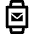 Smart Watch Square Mail Icon from Nova Line Set