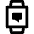 Smart Watch Square Message Icon from Nova Line Set