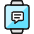 Smart Watch Square Text Icon from Ultimate Colors Set