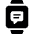 Smart Watch Square Text Icon from Ultimate Bold Set