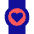 Watch Circle Heartbeat Monitor 1 Icon from Sharp Pop Set | Free Download as SVG Vector and Transparent PNG | Streamline icons