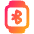 Watch Square Bluetooth Icon from Plump Gradient Set