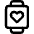 Watch Square Heartbeat Monitor 1 Icon from Core Line Set | Free Download as SVG Vector and Transparent PNG | Streamline icons