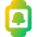 Watch Square Notification Icon from Core Gradient Set