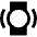 Watch Vibration Icon from Sharp Solid Set