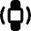 Watch Vibration Square Icon from Core Remix Set