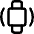 Watch Vibration Square Icon from Core Line Set