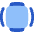 Watch Vibration Square Icon from Plump Flat Set