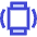 Watch Vibration Square Icon from Sharp Duo Set
