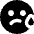 Crying Face Smiley 2 Icon from Micro Solid Set