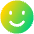 Happy Face Icon from Plump Gradient Set