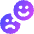 Happy Sad Faces Icon from Core Gradient Set