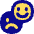 Happy Sad Faces Icon from Flex Pop Set
