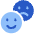 Happy Sad Faces Icon from Plump Flat Set