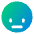 Look Down Icon from Plump Gradient Set