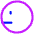 Look Left Icon from Plump Neon Set
