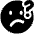 Puzzled Smiley Icon from Plump Solid Set