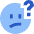 Puzzled Smiley Icon from Sharp Flat Set