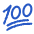 Reaction Emoji 100 Icon from Plump Duo Set