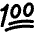 Reaction Emoji 100 Icon from Core Solid Set